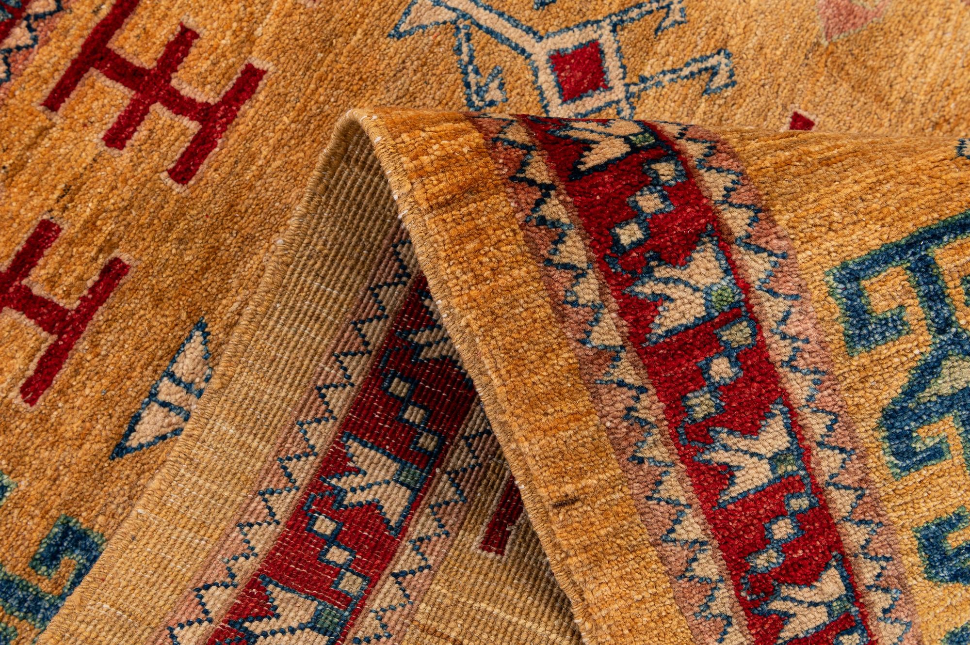 2' 7 x 4' Hand Knotted Ziegler Wool Rug