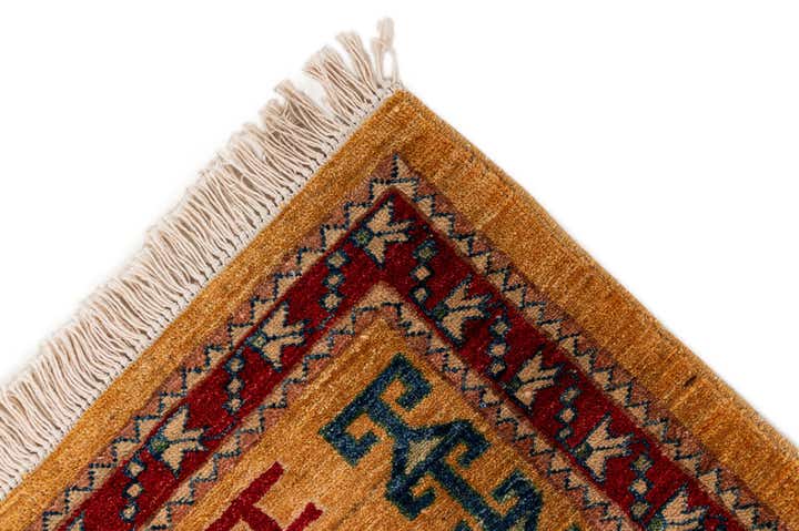 2' 7 x 4' Hand Knotted Ziegler Wool Rug