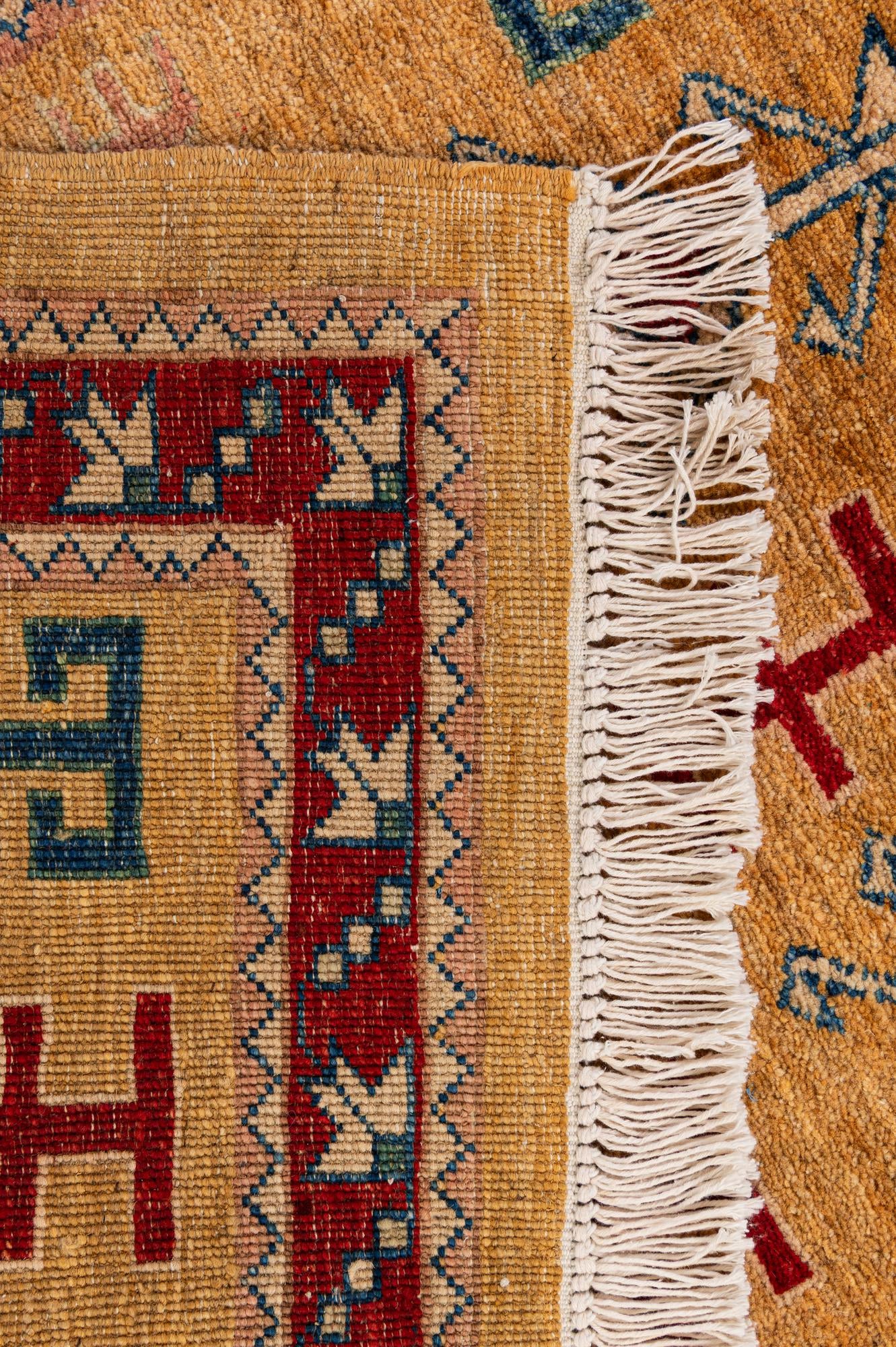 2' 7 x 4' Hand Knotted Ziegler Wool Rug