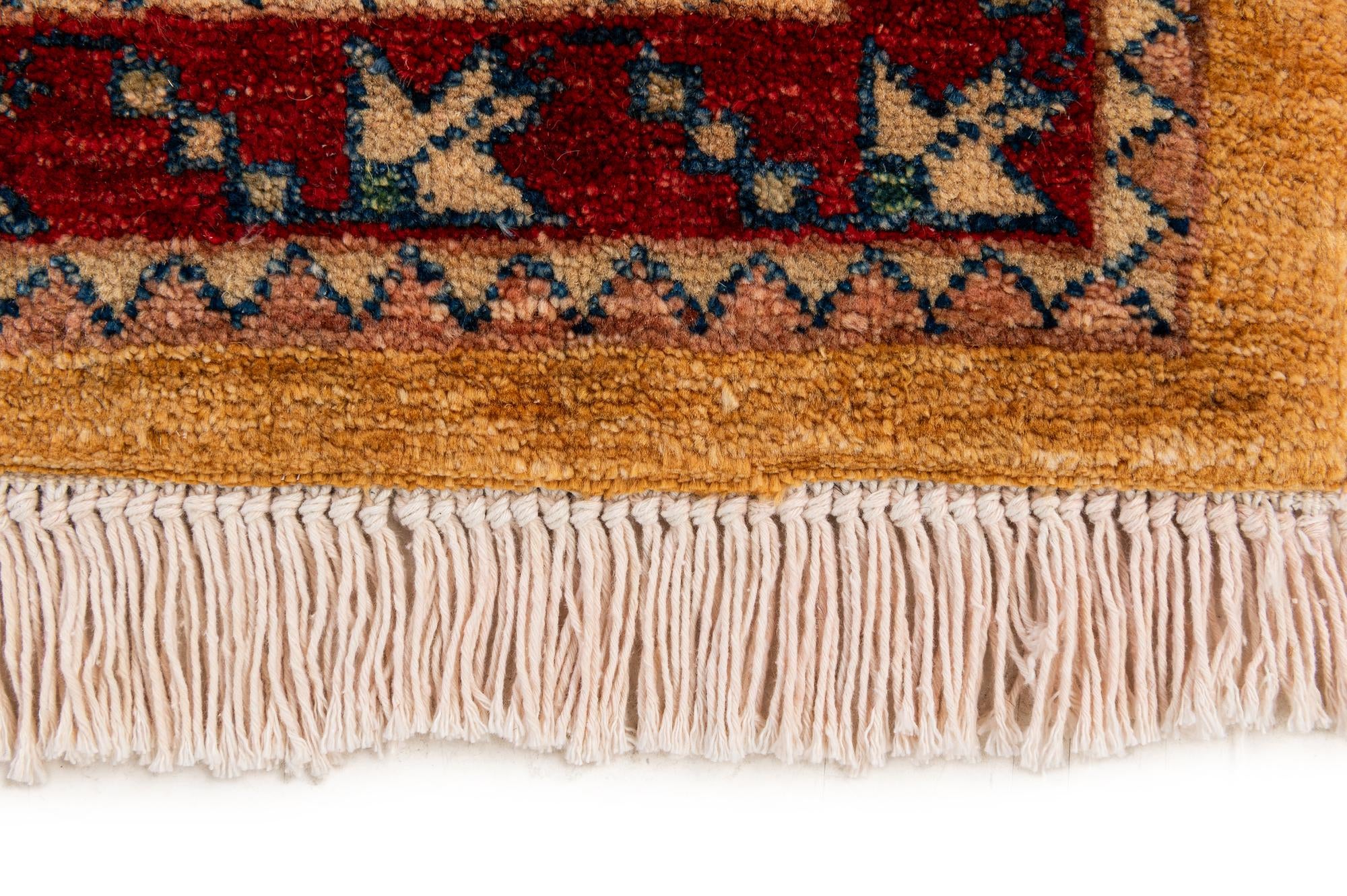 2' 7 x 4' Hand Knotted Ziegler Wool Rug