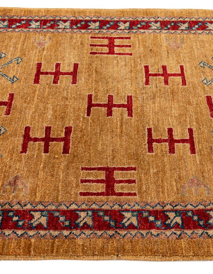 Detail image of 2' 7 x 4' 1  Hand Knotted Ziegler Wool Rug