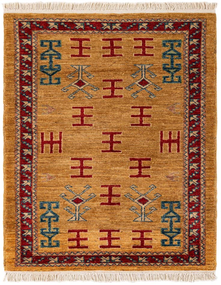 Detail image of 2' 7 x 4' 1 Hand Knotted Ziegler Wool Rug