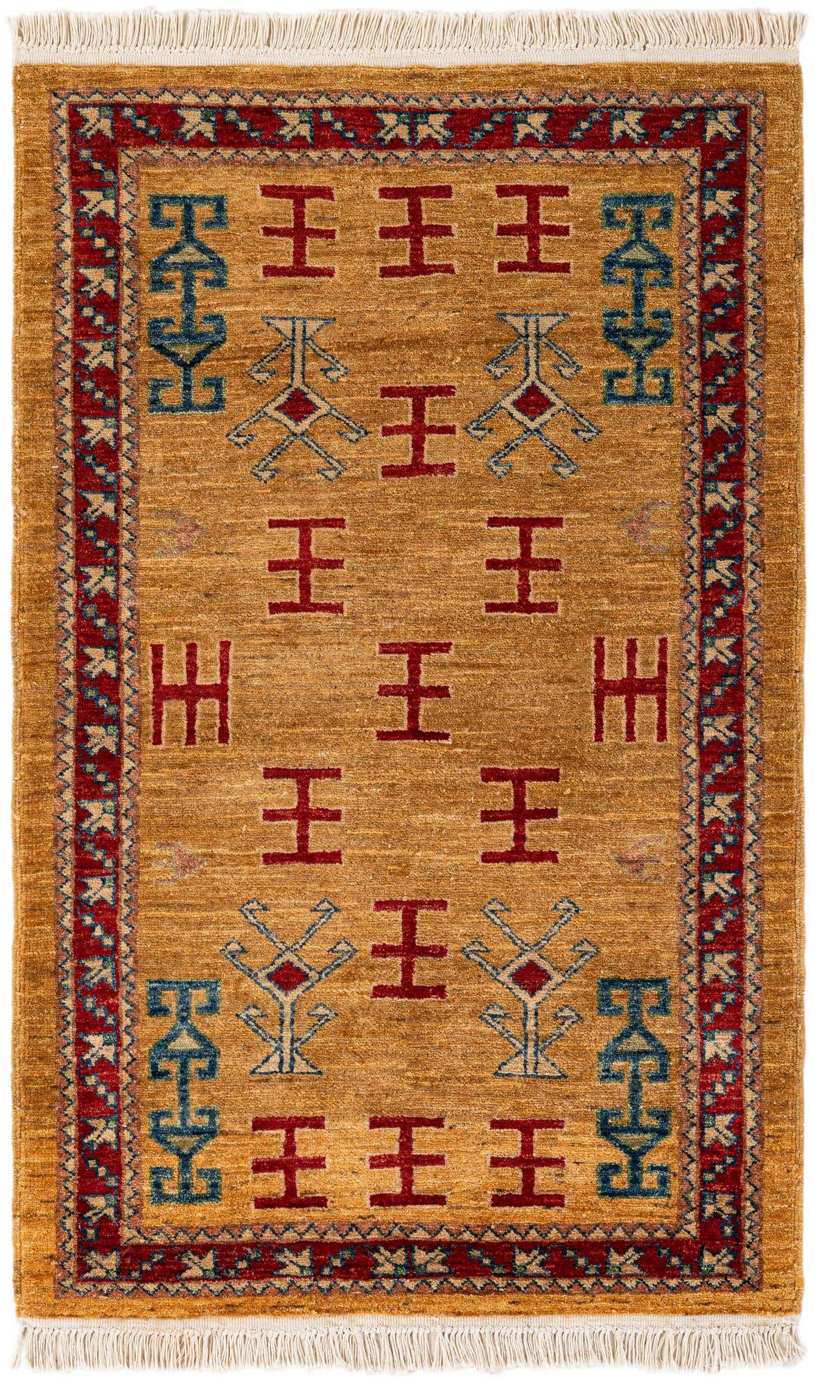 2' 7 x 4' 1 Hand Knotted Ziegler Wool Rug