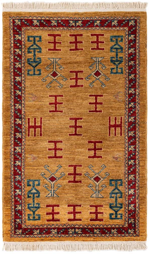 2' 7 x 4' 1 Hand Knotted Ziegler Wool Rug