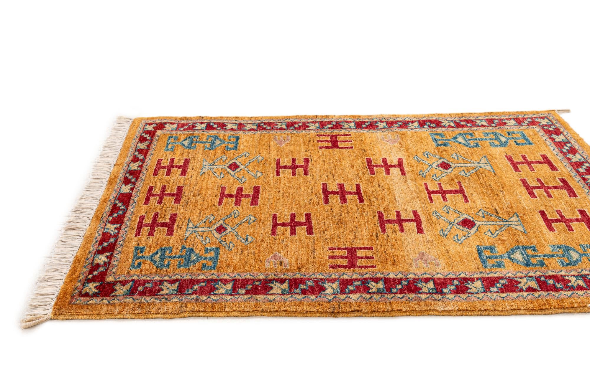 2' 6 x 3' 6 Hand Knotted Ziegler Wool Rug