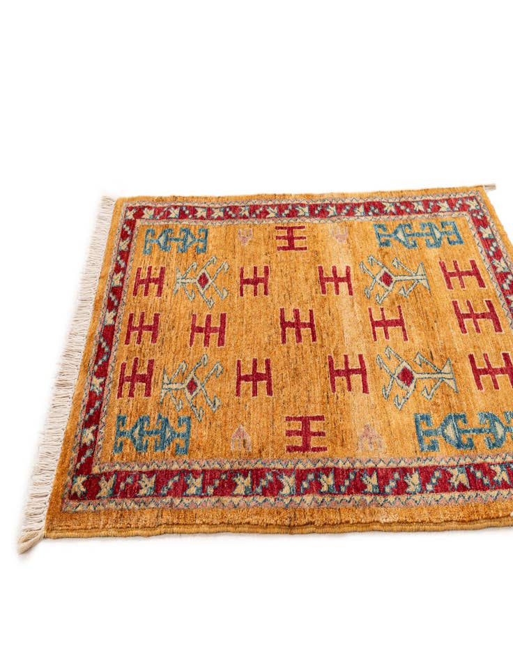 Detail image of 2' 6 x 3' 6  Hand Knotted Ziegler Wool Rug