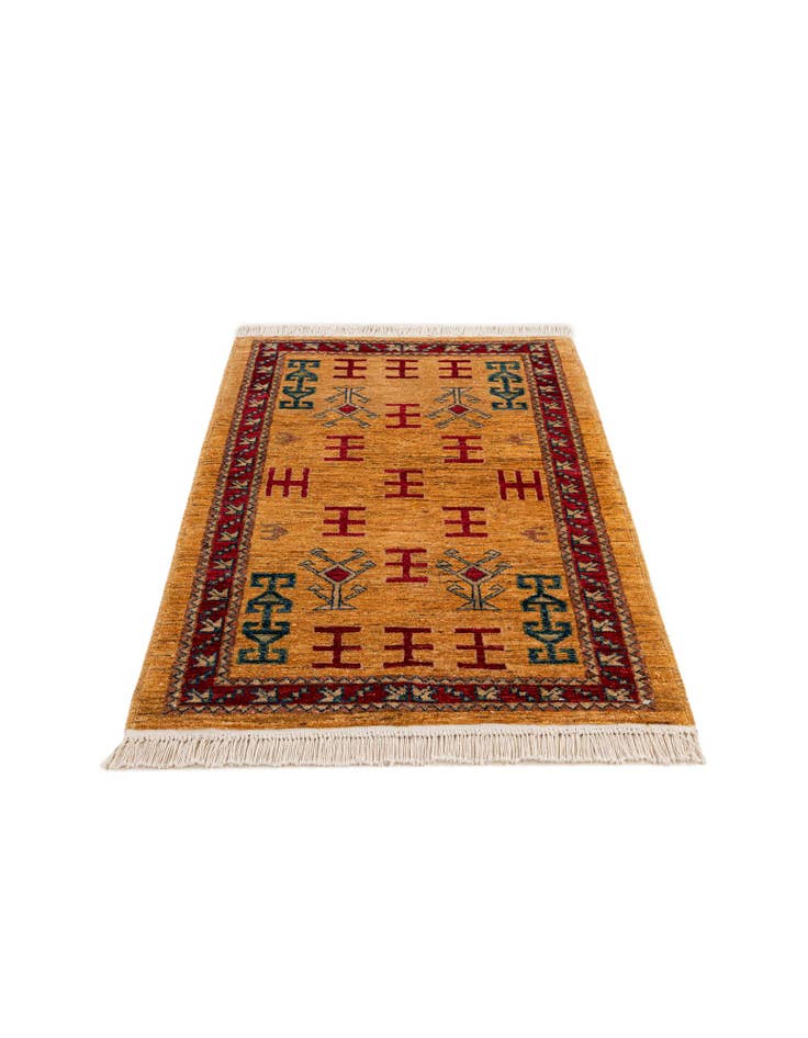 Detail image of 2' 8 x 4' 2 Hand Knotted Ziegler Wool Rug