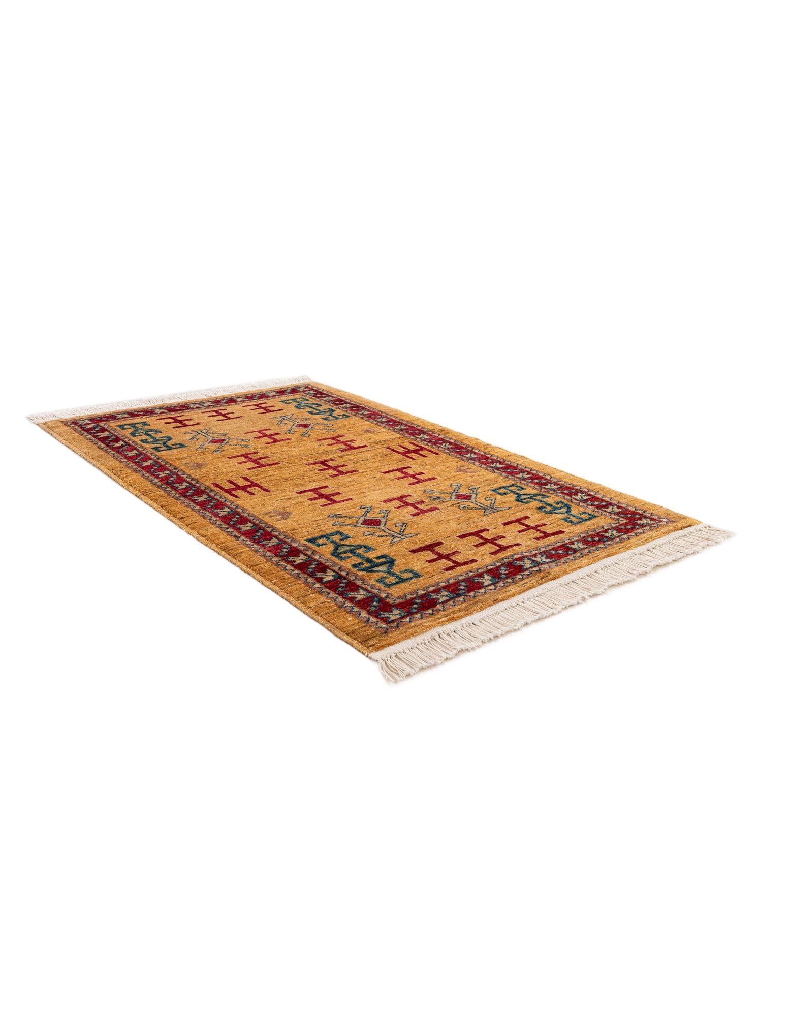 2' 8 x 4' 2 Hand Knotted Ziegler Wool Rug