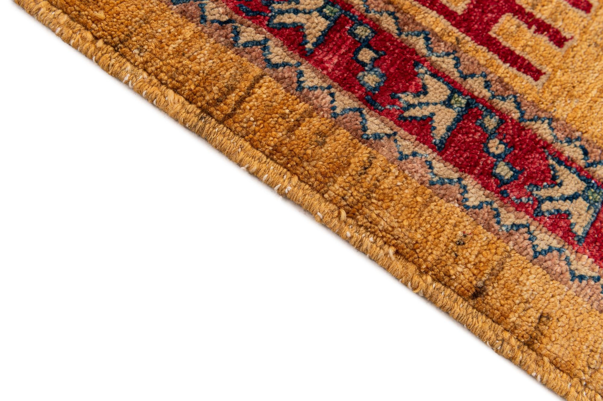 2' 8 x 4' 2 Hand Knotted Ziegler Wool Rug