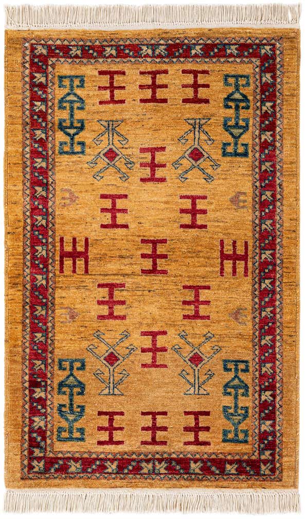 2' 8 x 4' 2 Hand Knotted Ziegler Wool Rug