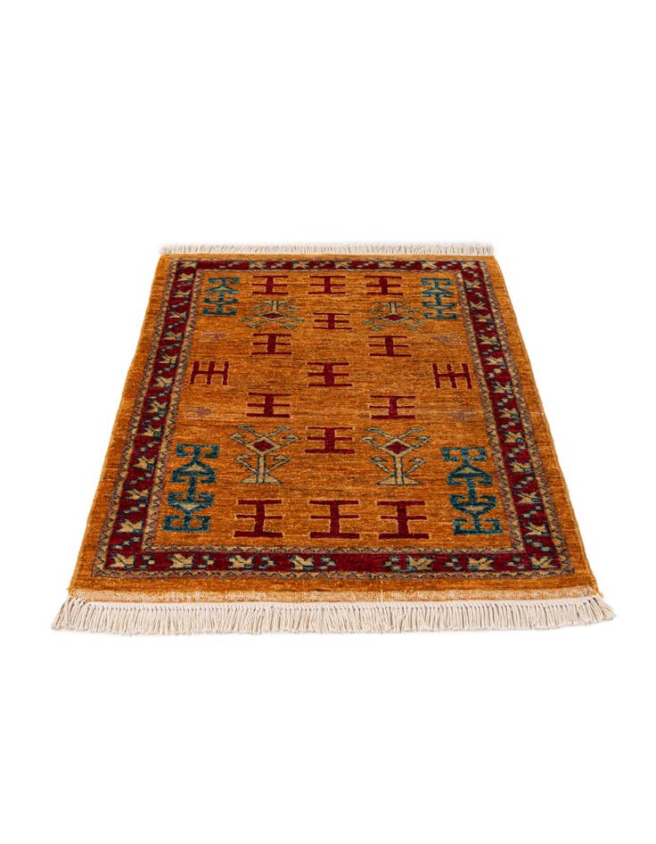 Detail image of 2' 8 x 3' 6  Hand Knotted Ziegler Wool Rug