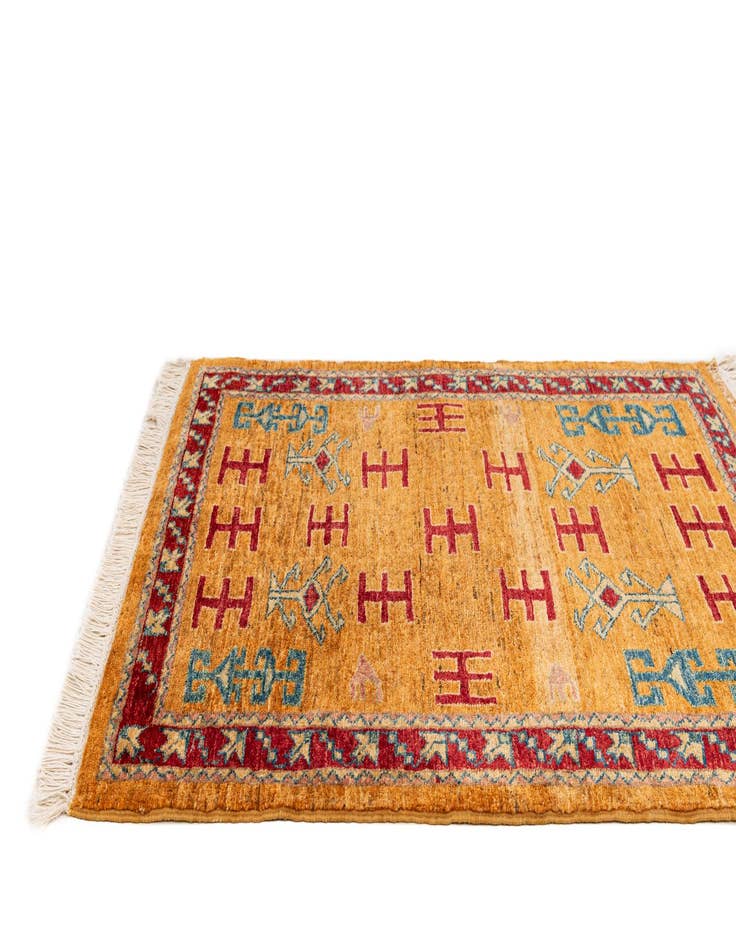 Detail image of 2' 8 x 3' 6  Hand Knotted Ziegler Wool Rug