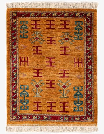 2' 8 x 3' 6 Hand Knotted Ziegler Wool Rug