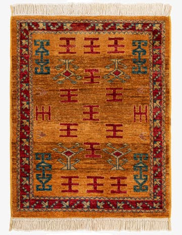 2' 5 x 3' Hand Knotted Ziegler Wool Rug