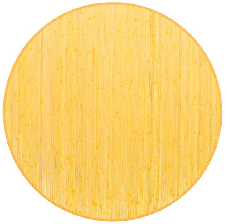 160cm x 160cm Bamboo Rond Vloerkleed