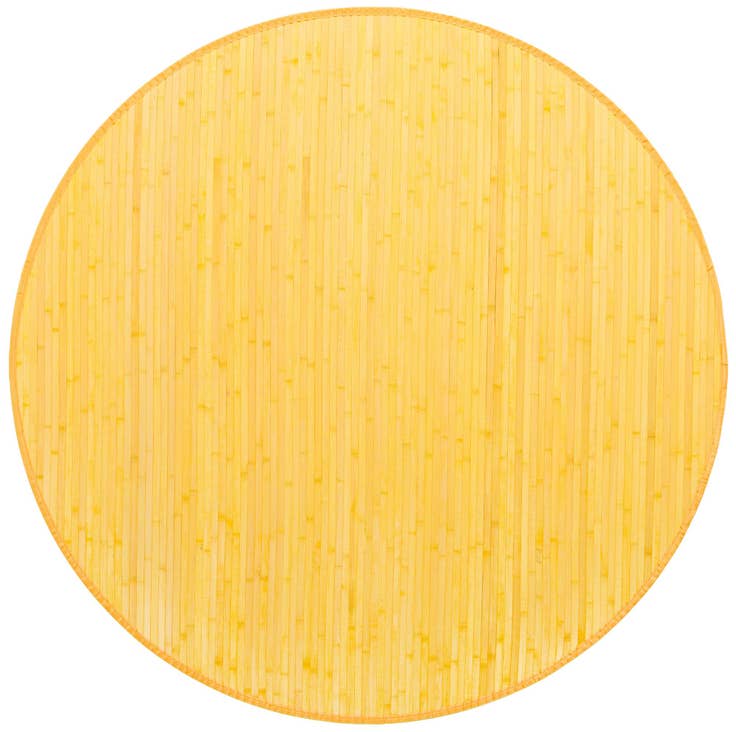 Detailfoto van 160cm x 160cm Bamboo Rond Vloerkleed