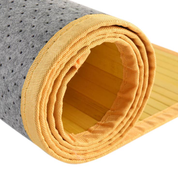 Detailfoto van 160cm x 160cm Bamboo Rond Vloerkleed