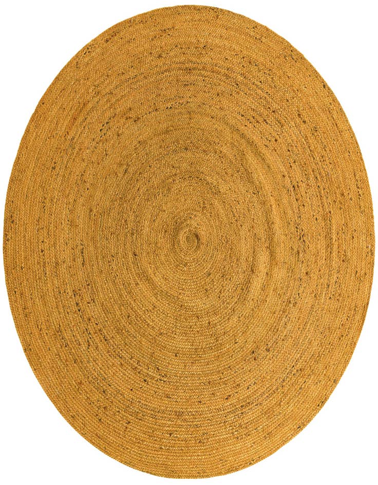 Detail image of 8' x 8'  Hand Braided Jute Round Rug