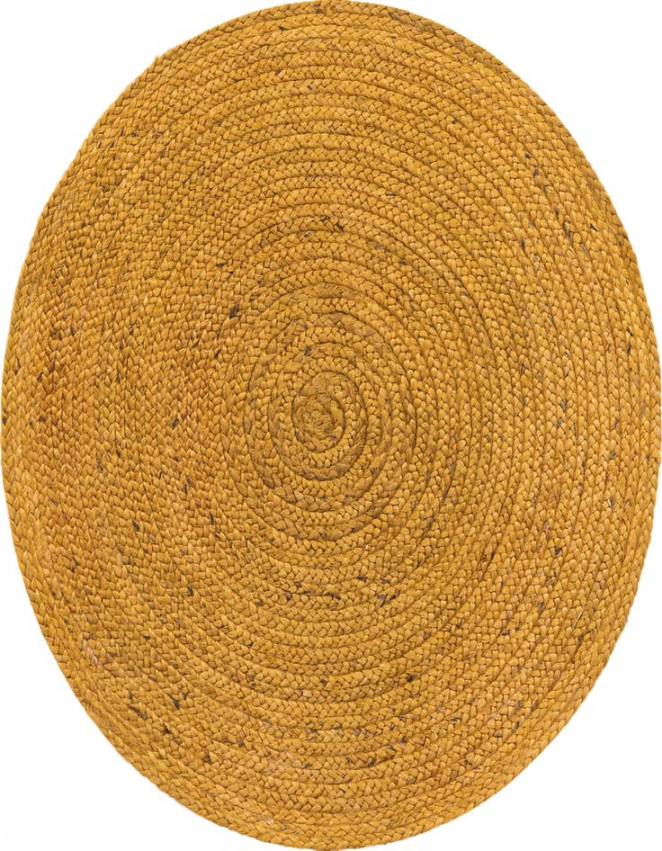 Detail image of 3' 3 x 3' 3  Hand Braided Jute Round Rug
