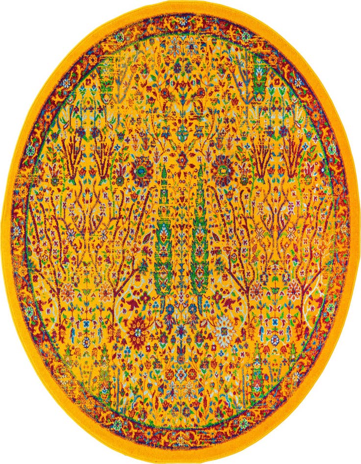 Detail image of 5' 3 x 5' 3 Calypso Round Rug