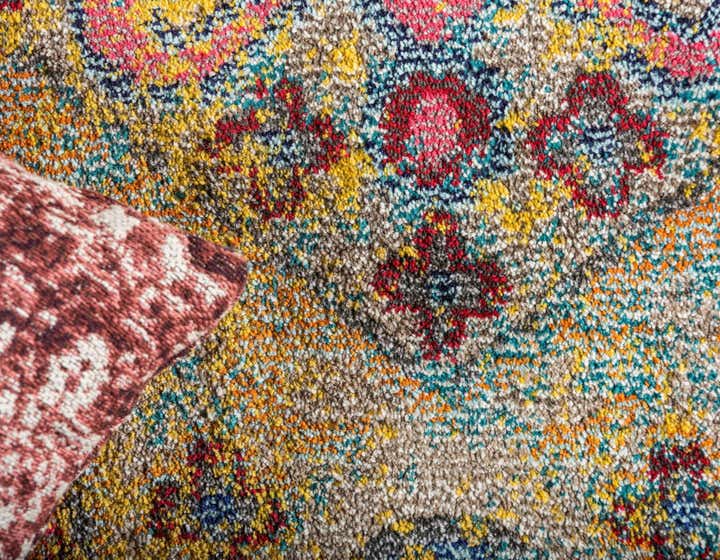 8' x 8' Washable Carnevale Round Rug