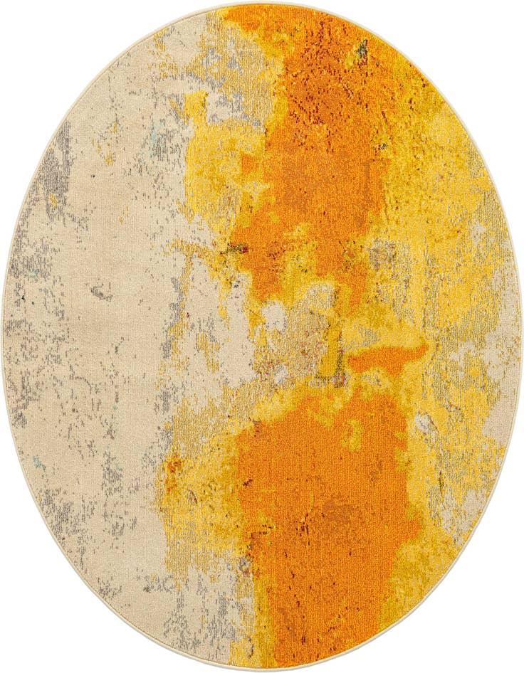 Detail image of 6' x 6' Washable Casablanca Round Rug