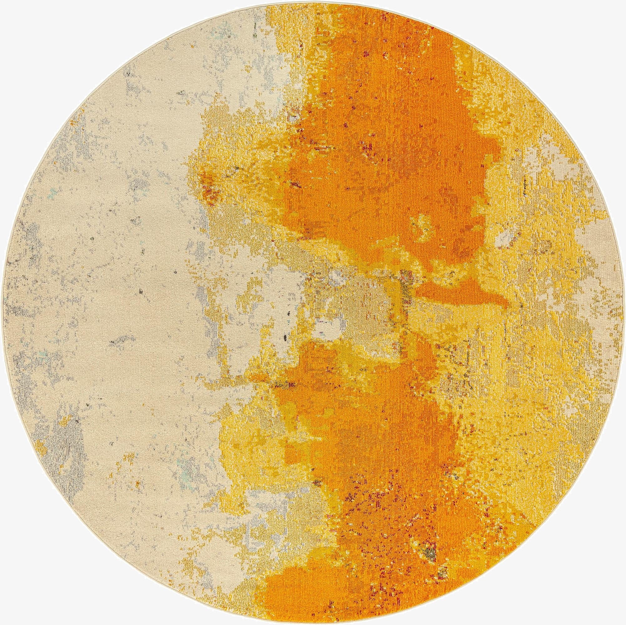 Primary image 8' x 8'  Washable Casablanca Round Rug