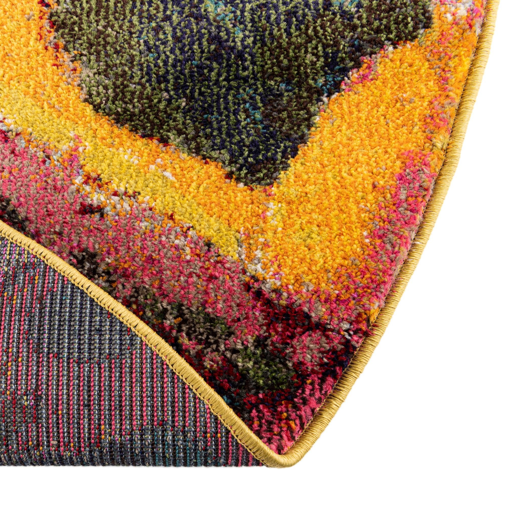 5' 3 x 5' 3 Washable Haerfest Round Rug