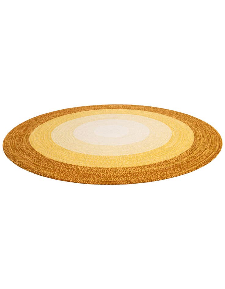 Detail image of 7' 10 x 7' 10  Hand Hand Braided Wool Round Rug