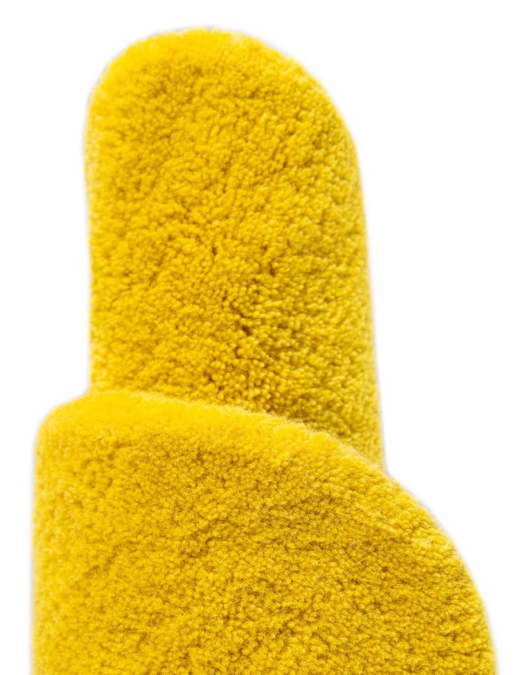 Detail image of 5' 1 x 5' 1 Happy Rugs Funky Flower Wool Round