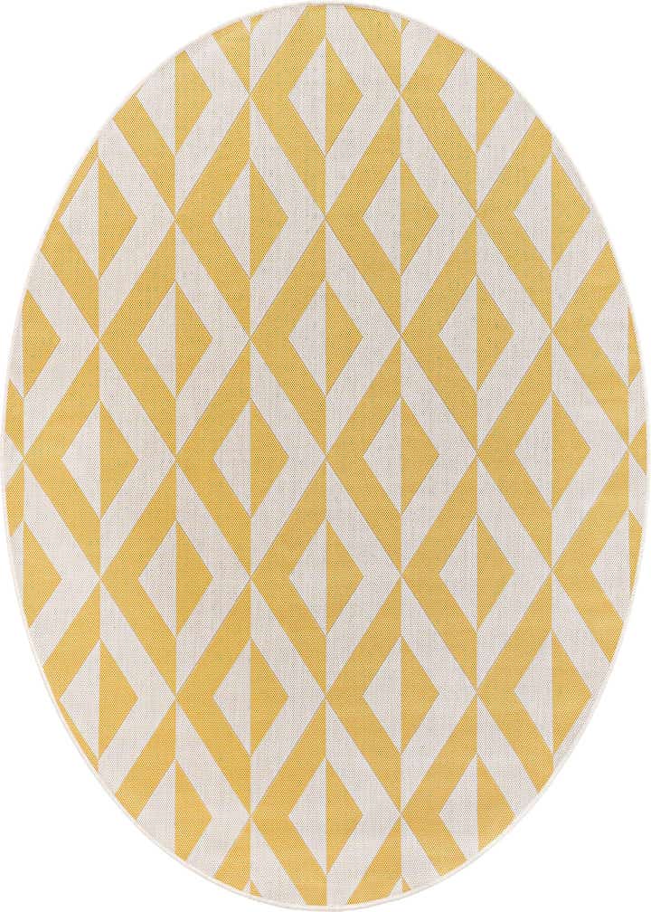 6' 7 x 6' 7 Easy-Clean Jill Zarin Napa Indoor / Outdoor Round Rug