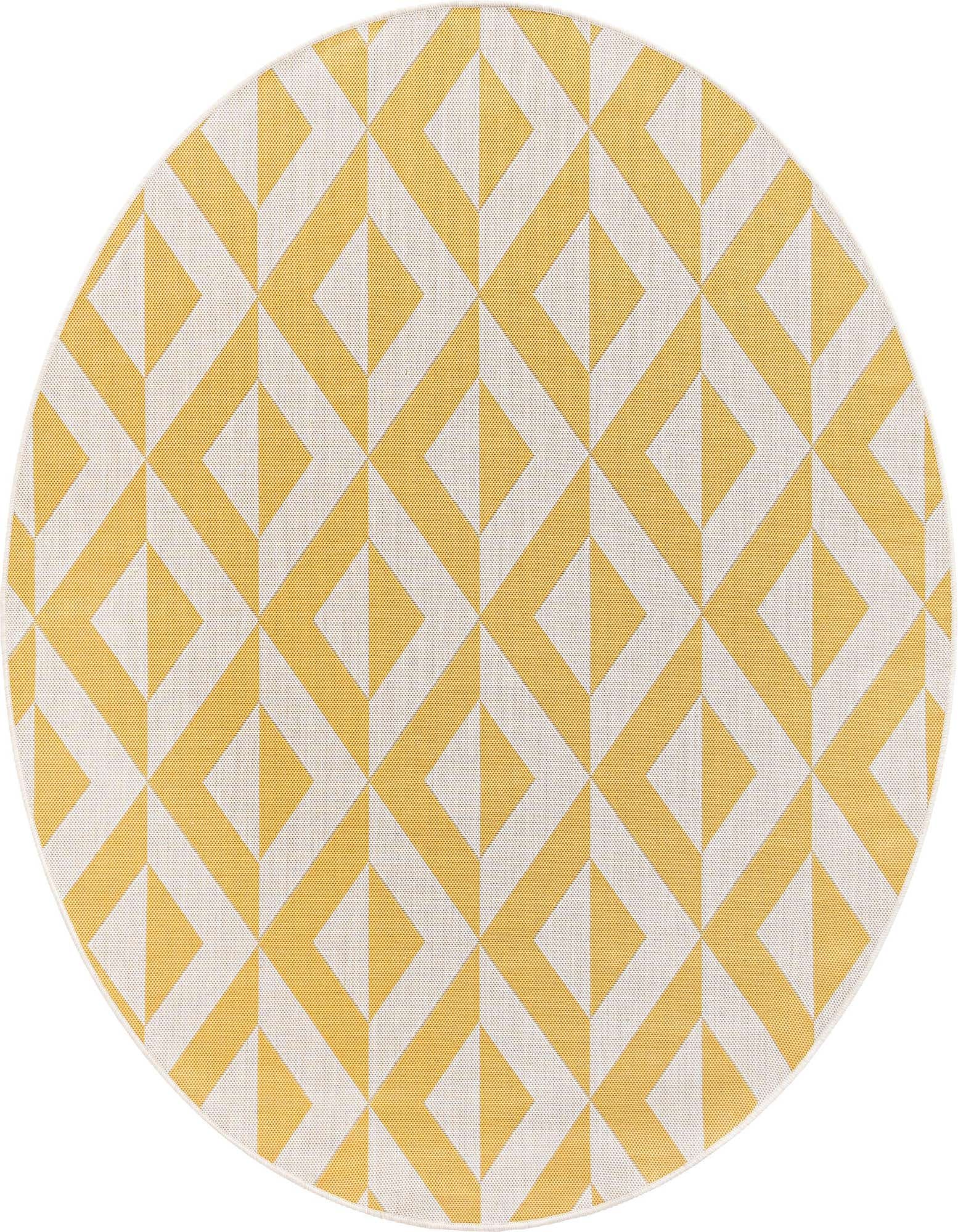 6' 7 x 6' 7 Easy-Clean Jill Zarin Napa Indoor / Outdoor Round Rug