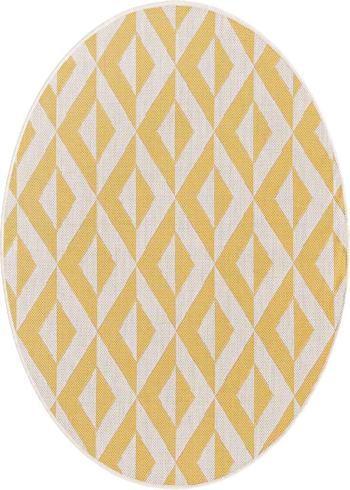 4' x 4' Easy-Clean Jill Zarin Napa Indoor / Outdoor Round Rug