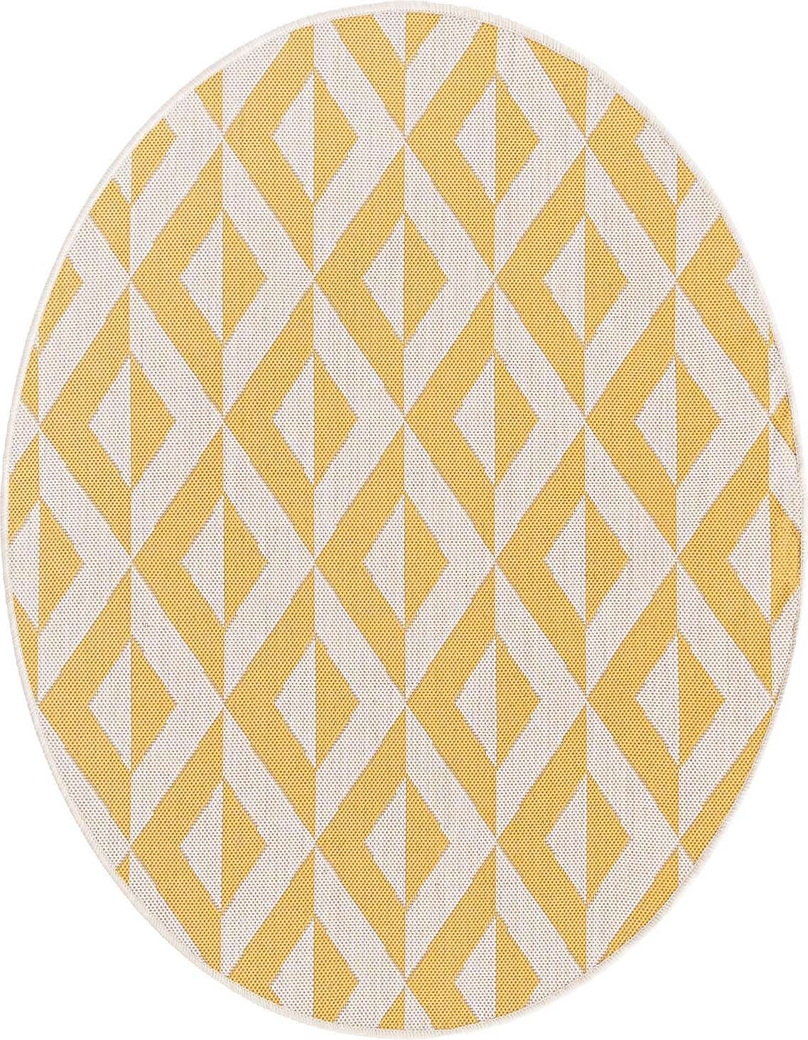 4' x 4' Easy-Clean Jill Zarin Napa Indoor / Outdoor Round Rug