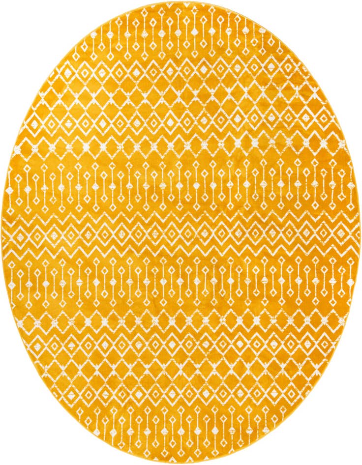 Detail image of 10' x 10' Kasbah Trellis Round Rug