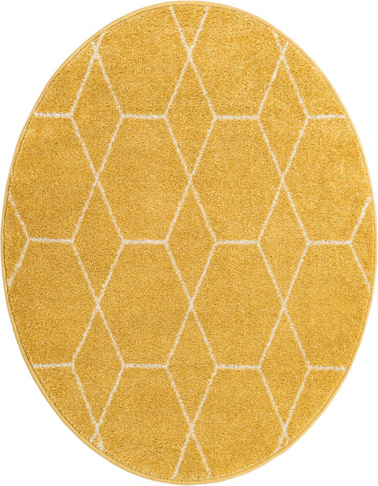 Detail image of 4' x 4' Lattice Frieze Round Rug