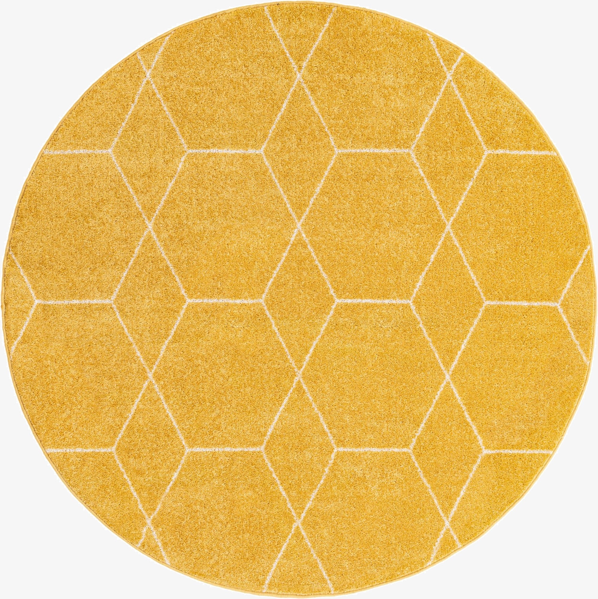 Primary image 185cm x 185cm Trellis Frieze Round Alfombra