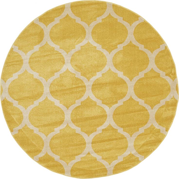 Detail image of 6' x 6' Lattice Round Rug