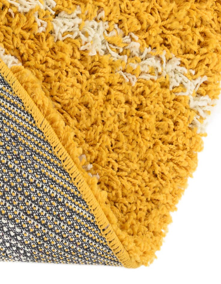 Detail image of 5' 3 x 5' 3 Lattice Shag Round Rug