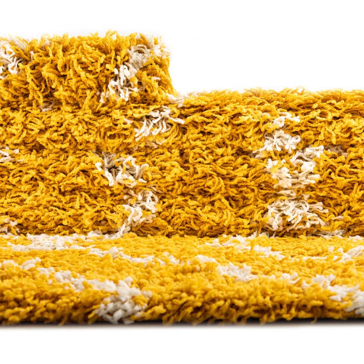 Detail image of 7' 10 x 7' 10 Lattice Shag Round Rug
