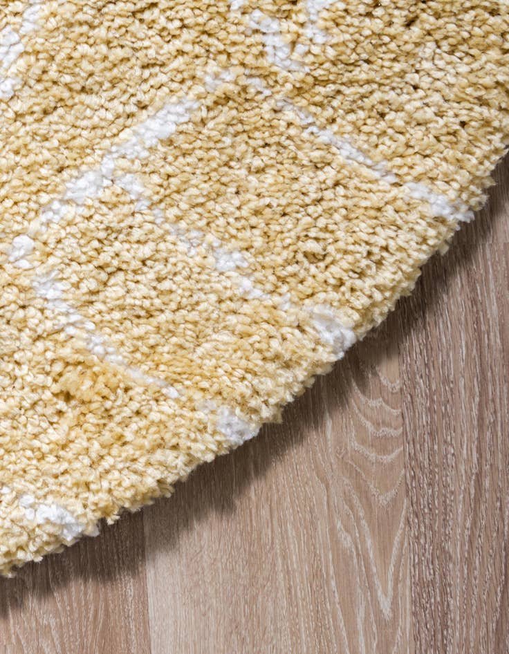 Detail image of 5' x 5' Marrakesh Shag Round Rug