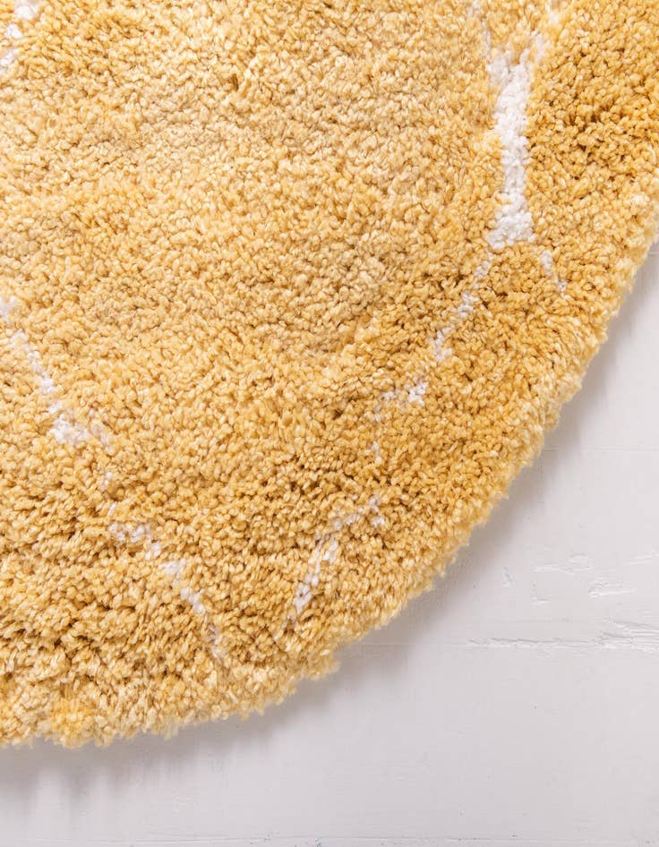 Detail image of 5' x 5' Marrakesh Shag Round Rug