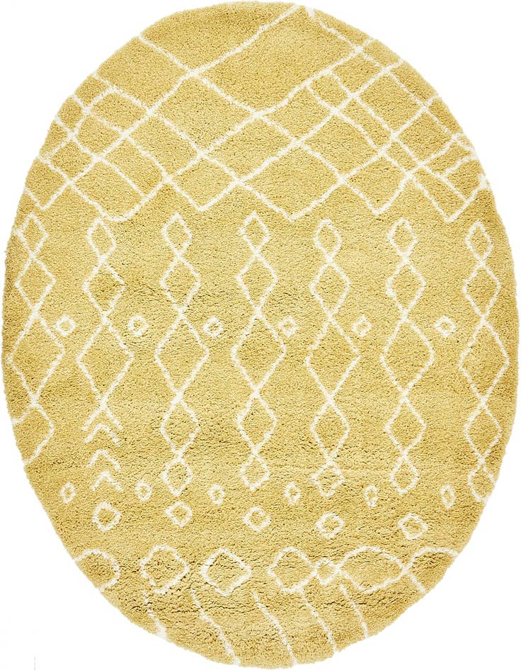Detail image of 8' x 8' Moroccan Shag Round Rug