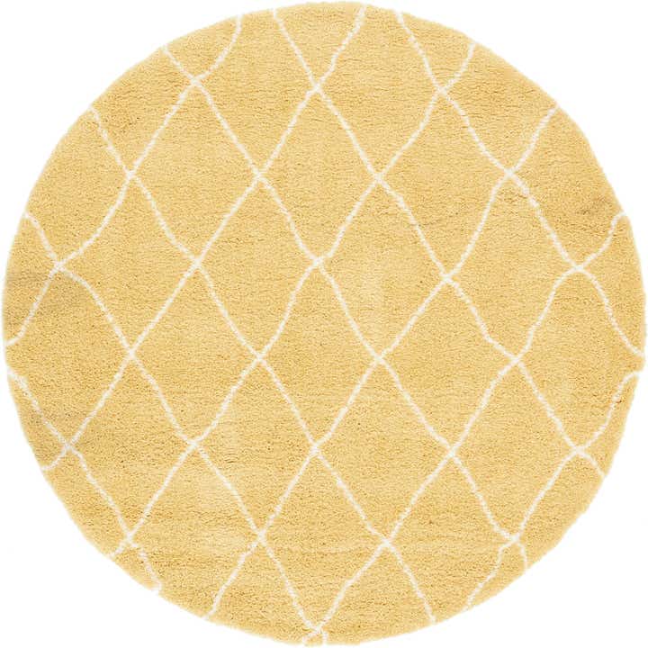 8' x 8' Moroccan Shag Round Rug