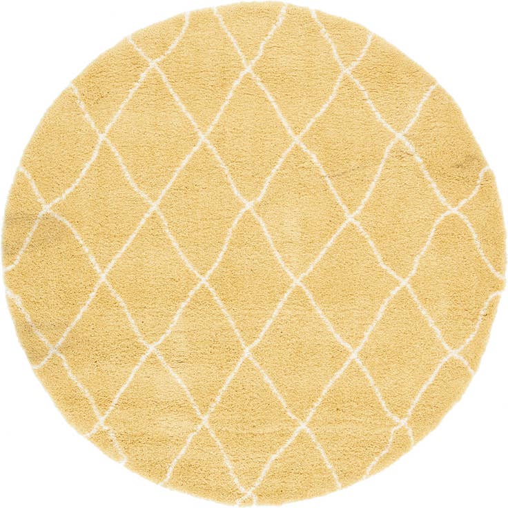 Detail image of 8' x 8' Moroccan Shag Round Rug
