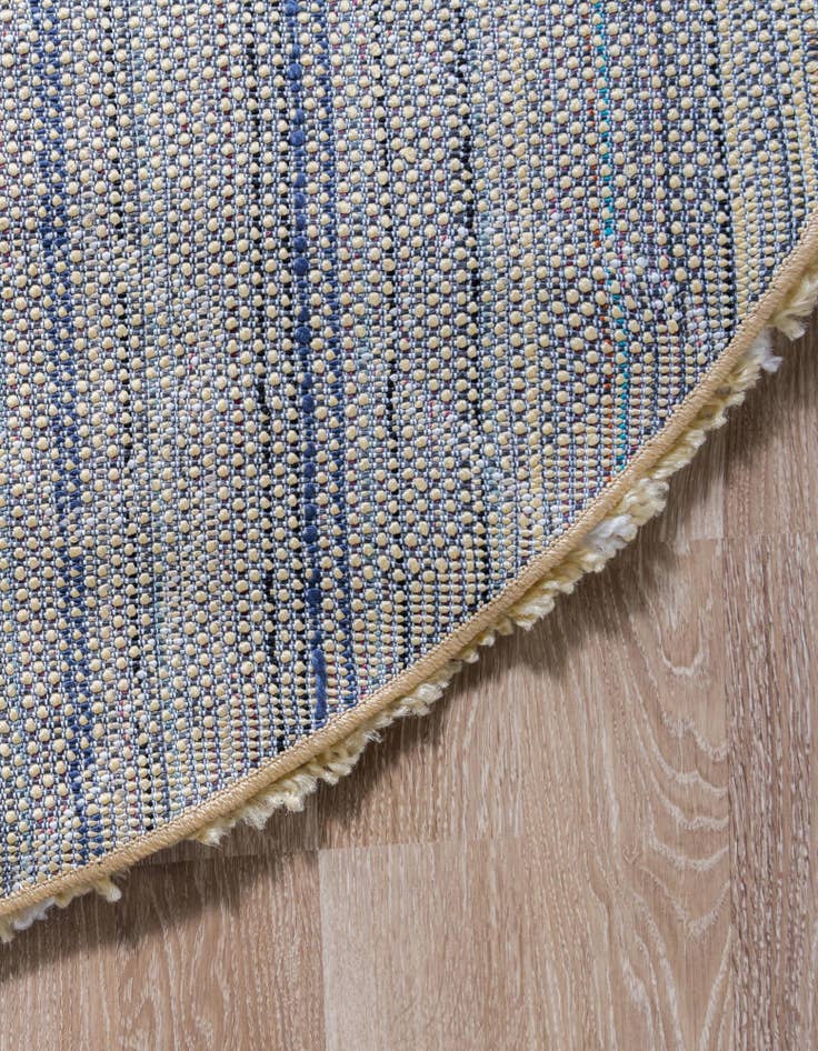 Detail image of 5' x 5' Moroccan Shag Round Rug