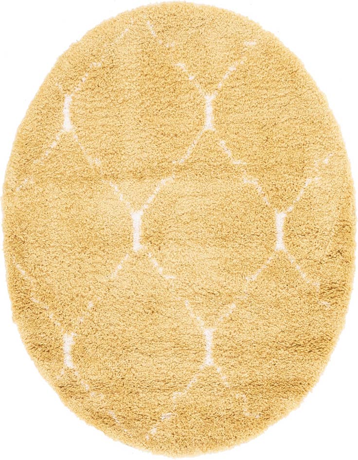 Detail image of 5' x 5' Moroccan Shag Round Rug