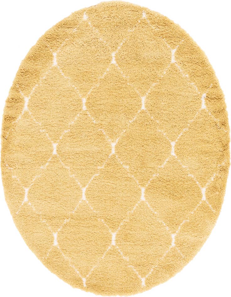 Detail image of 8' x 8' Moroccan Shag Round Rug