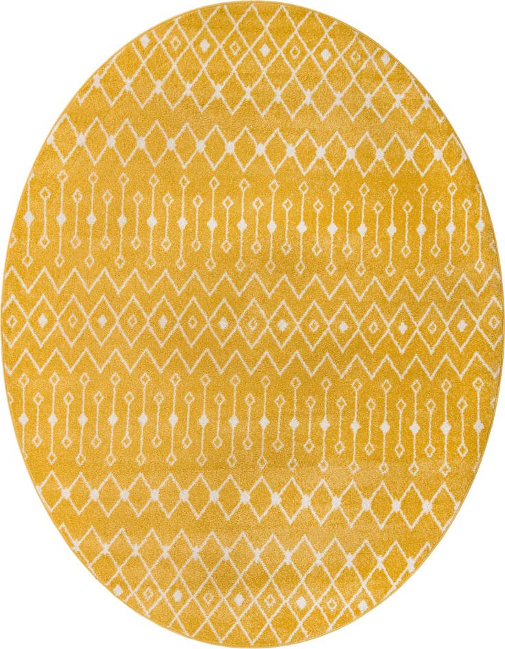 Detail image of 10' x 10' Moroccan Trellis Round Rug
