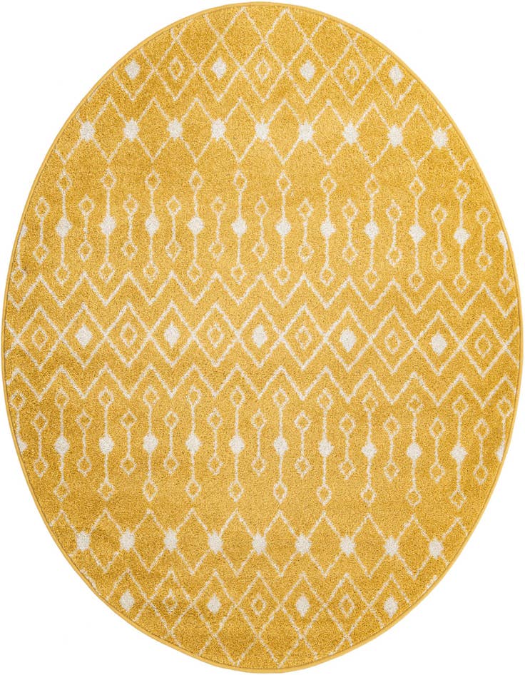 Detail image of 6' x 6' Moroccan Trellis Round Rug